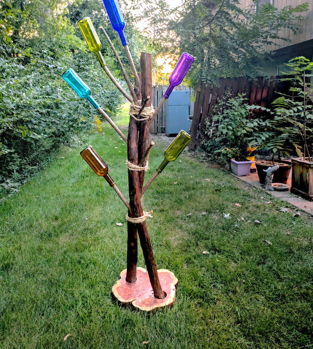 Wine Bottle Tree